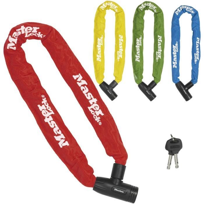 MASTER LOCK Chaîne Antivol Vélo [Clé] Idéal pour les Vélos Vélos Electriques VTT et autres - vue 4