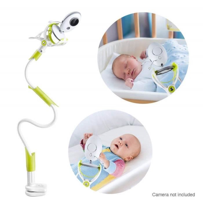 Support de caméra pour bébé universel-Support de caméra flexible pour  pépinière Compatible avec la plupart des moniteurs de bébé Ver