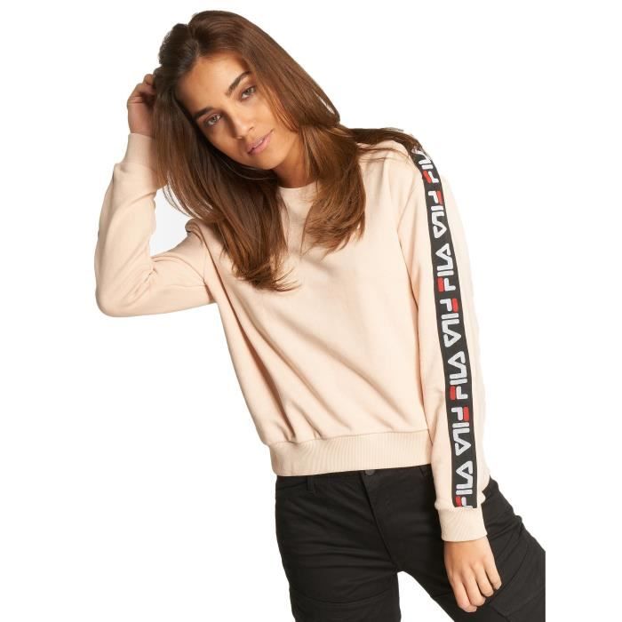 pull fila femme beige