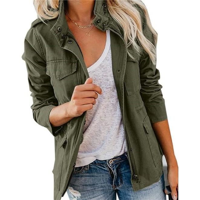 Veste Militaire Multi Poches Pour Femmes Terrain Utilitaire