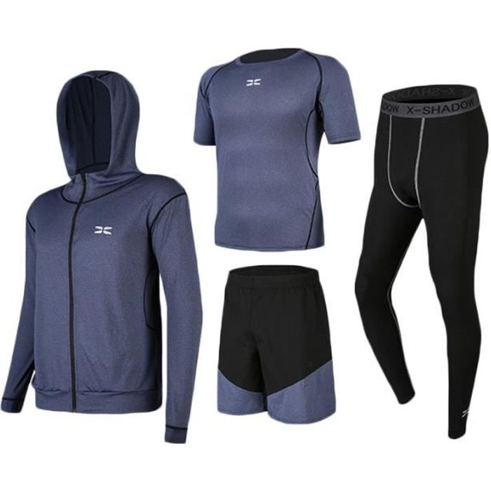 Ensemble de Vêtement Sport Femme - Fitness - 5 Pièces - Gris Foncé Gris  foncé - Cdiscount Sport