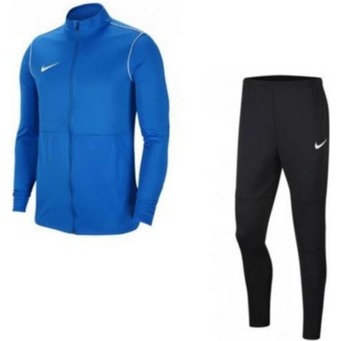 Jogging Nike Dri Fit Homme Bleu et Noir Multisport Manches