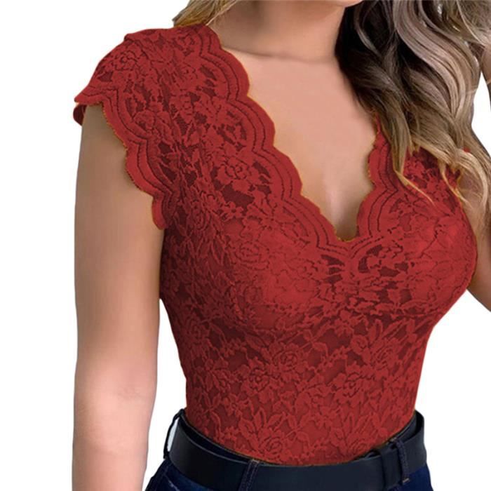 Débardeur Femme Col Rond - Matière Stretch Et Confortable - Top Versatile Pour L'été