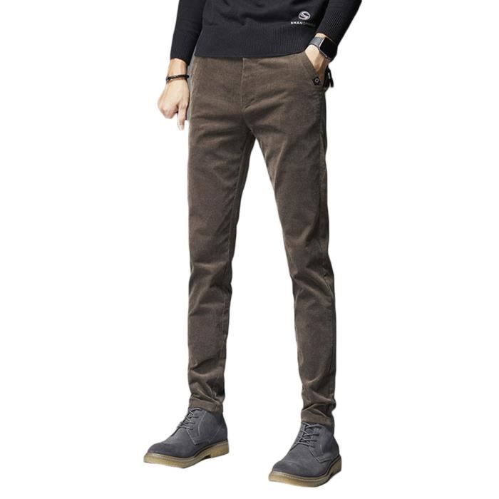 Pantalon Homme Replay Grover - Velours Côtelé Marron - Taille W30/L34 - Neuf Avec étiquettes