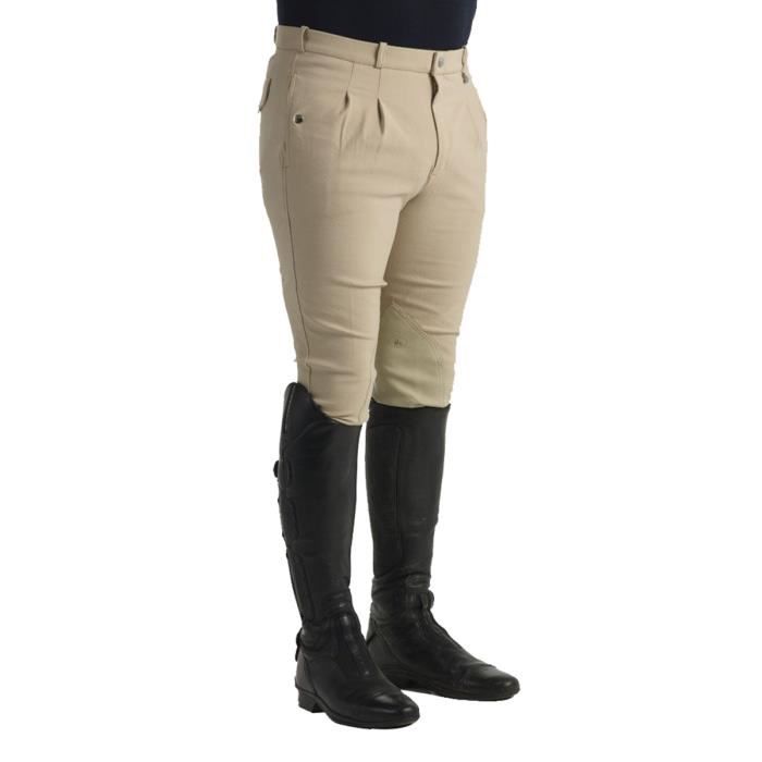 Pantalon D'équitation HyPERFORMANCE Milligan Homme – Beige Taille 48 – Neuf