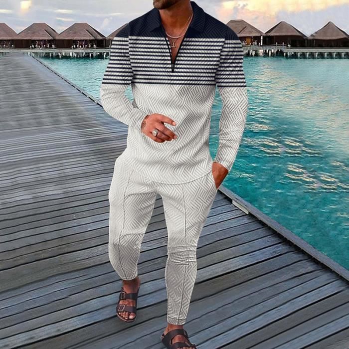 Chemises hommes Pullover Imprime Surv tement Qualite