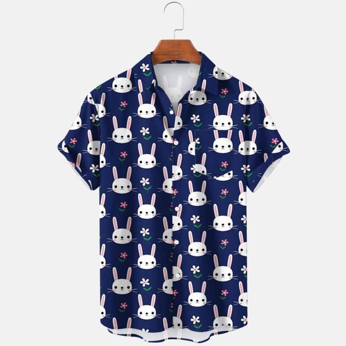 Cliff Booth Chemise hawaïenne à manches courtes pour homme, Chemise hawaïenne, Taille S