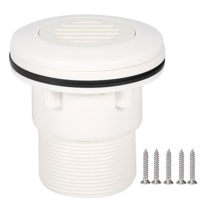 Buse De Jet De Piscine Rotatif 360 Degrés - DRFEIFY - G1 1/2 - Blanc - Buse De Massage Pour