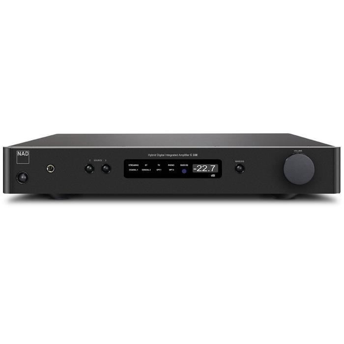 Récepteur audio réseau - NAD C 338 - 50 W - Bluetooth - Noir