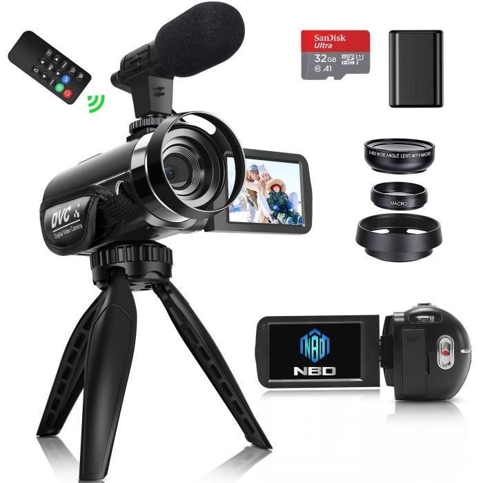 Appareil photo numérique 42mp 18X - appareil photo à écran inversé de 3,0 pouces pour YouTube vlogging avec télécommande