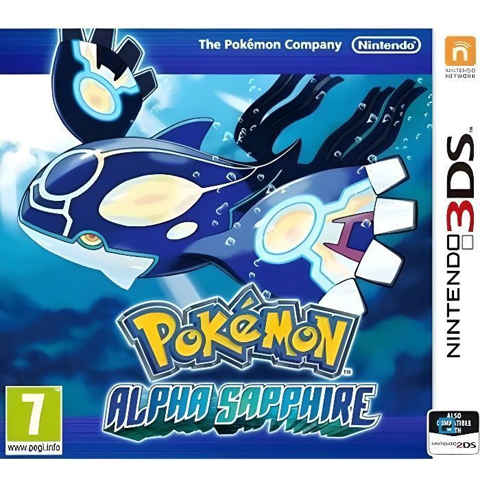 Nintendo 3DS Pokemon Alpha Sapphire Jeu vidéo Nintendo 3DS Pokémon Aventure