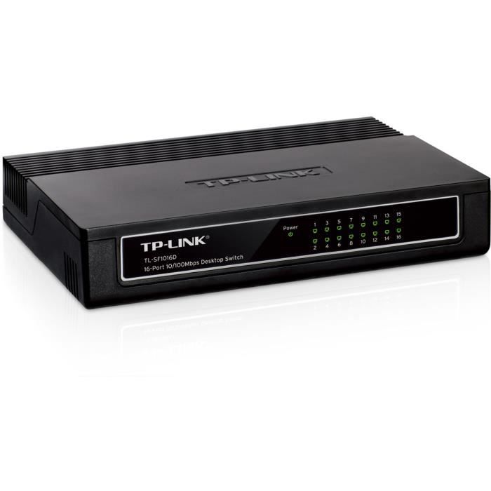 TP-LINK - SWITCH DESKTOP 10/100 MBPS 16 PORTE