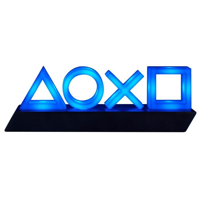 Lampe - PlayStation - Icônes de PlayStation 5 - LED - Bleu - Design Contemporain
