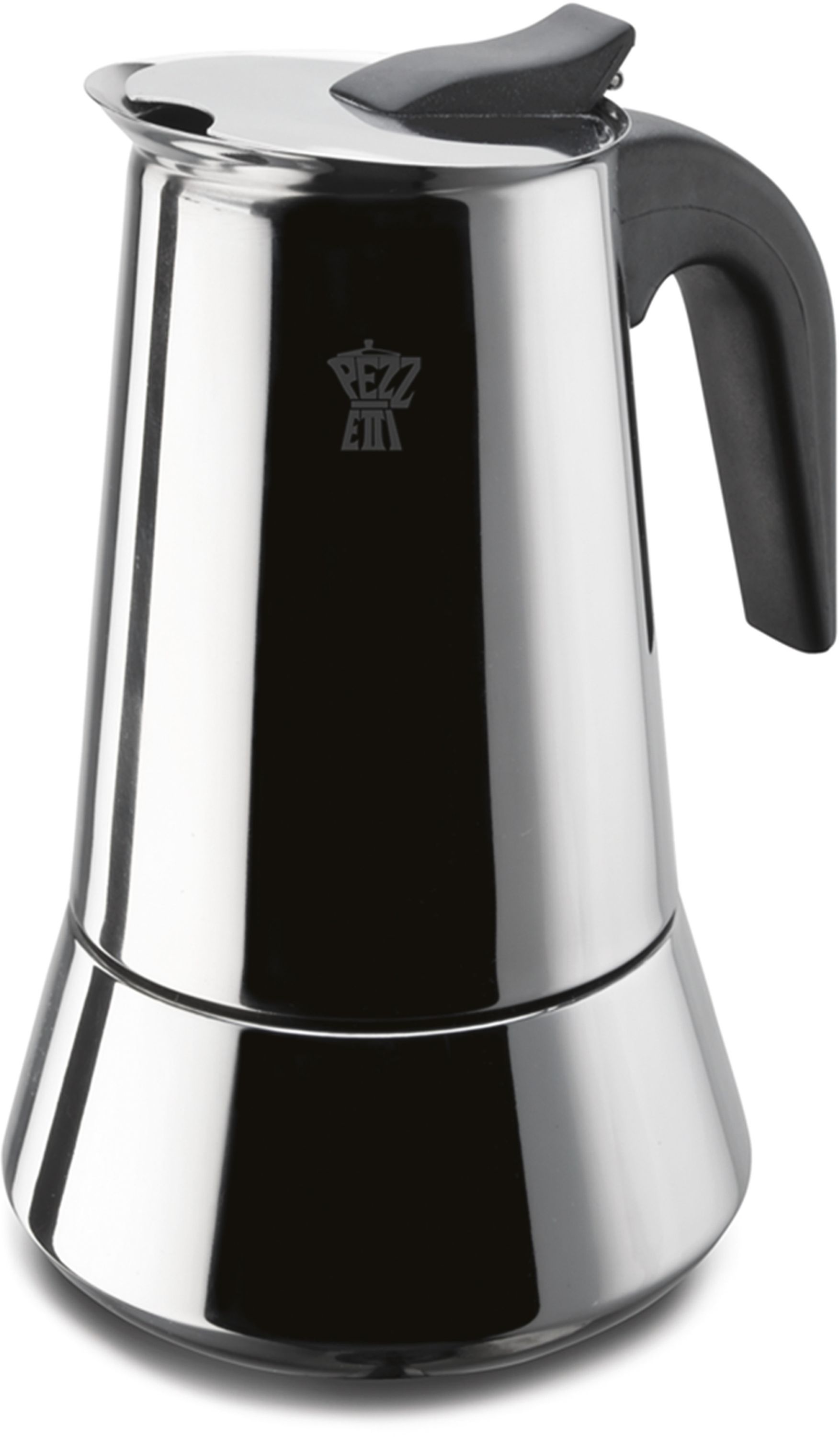 Cafetière italienne PEZZETTI STEELEXPRESS Acier inoxydable 10 tasses Tous feux dont induction