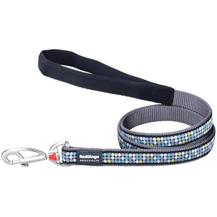 Comparer les prix de Laisse pour Chien - RED DINGO - Style Modern - 2 x 120 cm - Multicolore - Gris