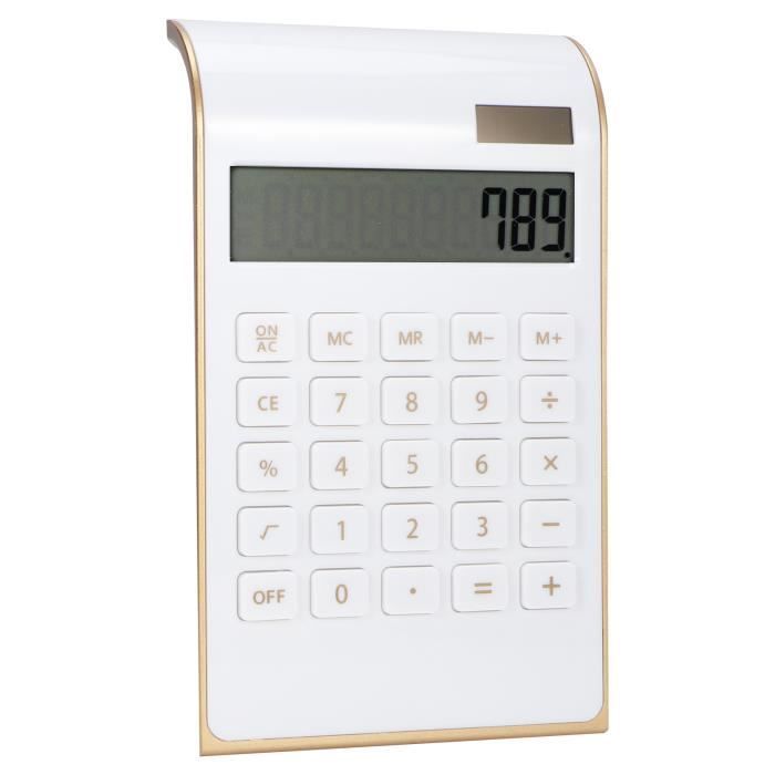 CALCULATRICE,--Calculatrice solaire transparente 2 en 1 à 8 chiffres