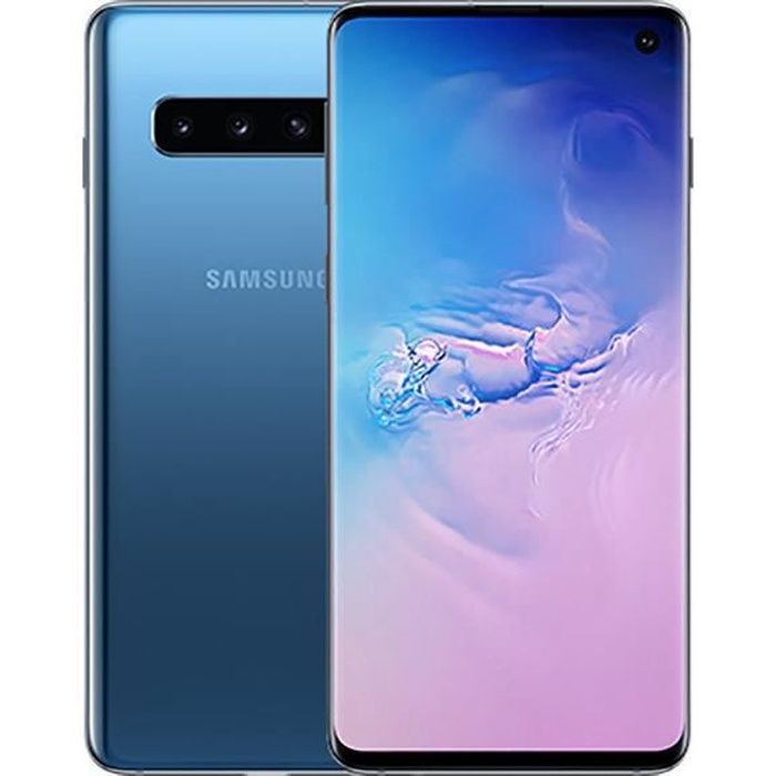 SAMSUNG Galaxy S10 Bleu Prisme - Reconditionné - Excellent état - Cdiscount  Téléphonie