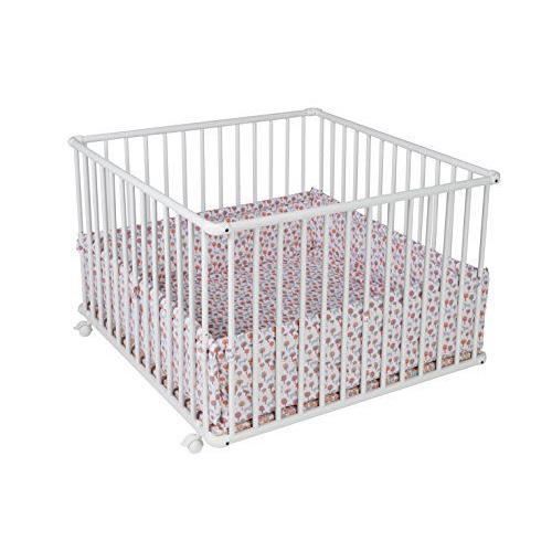 Schardt Parc Bebe Basic 100 X 100 Blanc Avec Tapis Bubbles Red Achat Vente Parc Bebe Cdiscount