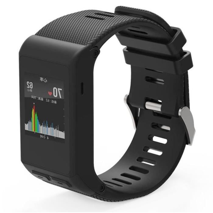 Bracelet de montre de sport en silicone pour Garmin Vivosmart HR +