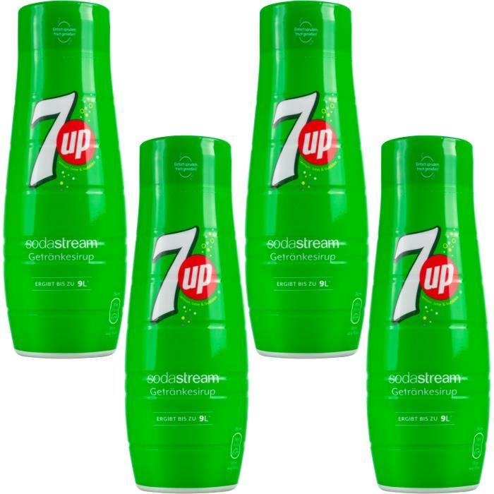 Kit sirop pour SodaStream 7UP 440 ml 4 pièces Cdiscount Au quotidien