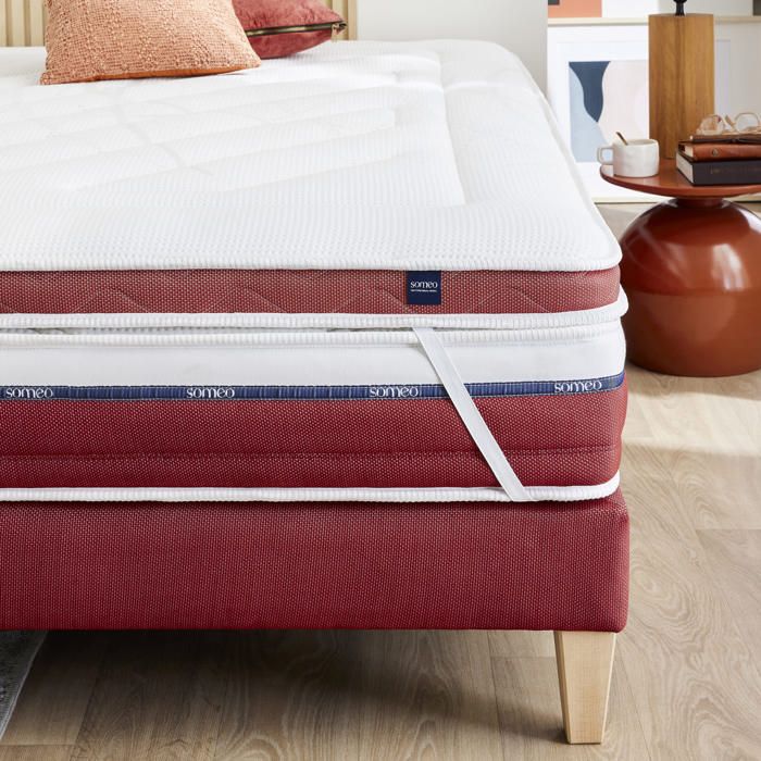 Surmatelas latex 140x200 ferme Someo Crépuscule