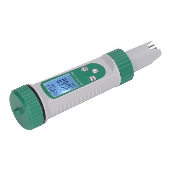 Testeur De Qualité De L'eau 6 En 1 PH EC TDS Sel SG, Moniteur De Temperature Bluetooth Pour Aquarium Et Piscine 109602 B