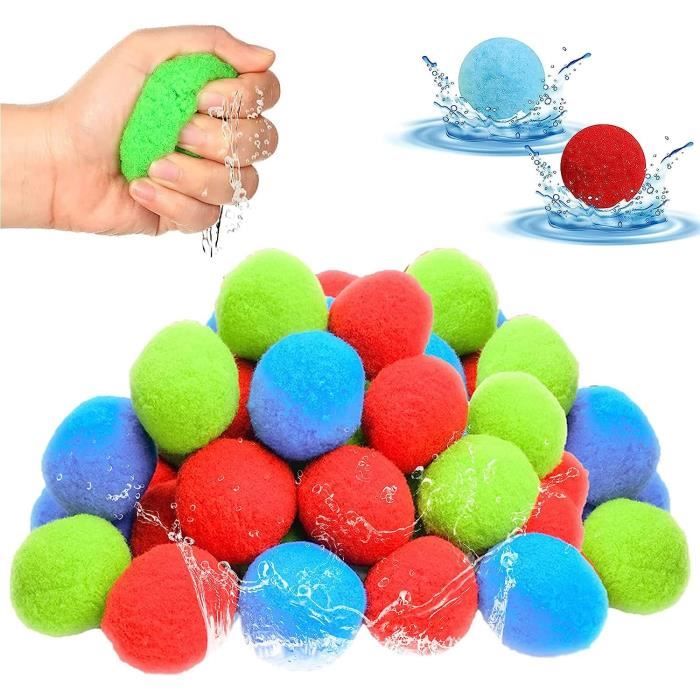 Balle Rebondissante Eau, 2 PCS 55mm Balles à Eau Réutilisables en Lycra, Amusant Water Bouncing Ball pour Piscine Plage Mer Lac, Jeux Piscine Adulte Enfant, Jouet de Plage Été Extérieur (Rose Balle Rebondissante Eau, 2 PCS 55mm Balles à Eau Réutilisables en Lycra, Amusant Water Bouncing Ball pour Piscine Plage Mer Lac, Jeux Piscine Adulte Enfant, Jouet de Plage Été Extérieur (Rose