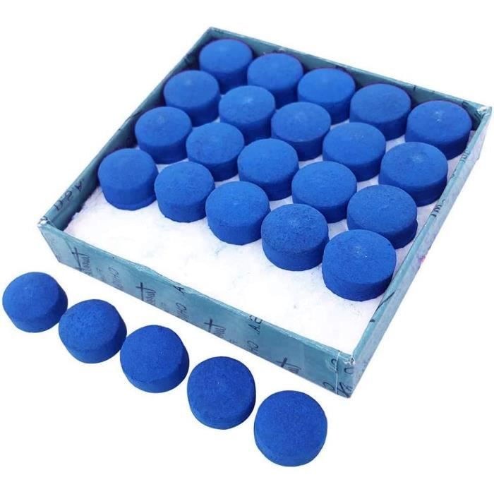 JUHONNZ Embout Queue de Billard,50 Pcs Embout Canne de Billard, Pointes de Rechange Billard