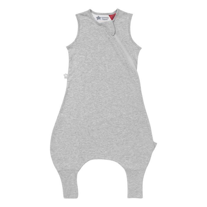 Tommee Tippee - Gigoteuse à Jambes Steppee, Tissu Doux et Riche en Coton - 2.5 TOG - 18-36mois - Gris Chiné