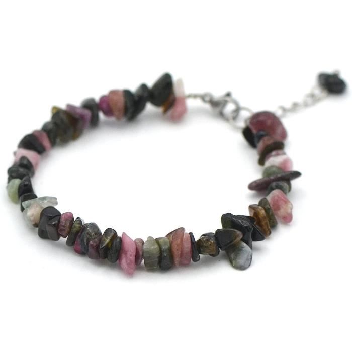 Miracles Minéraux Bracciale In Pietre Naturali Con Perle Da 4 Mm – Creazione Artigianale Francese, Elastico Resistente, Confezione Regalo Con Libretto Delle Virtù - 5