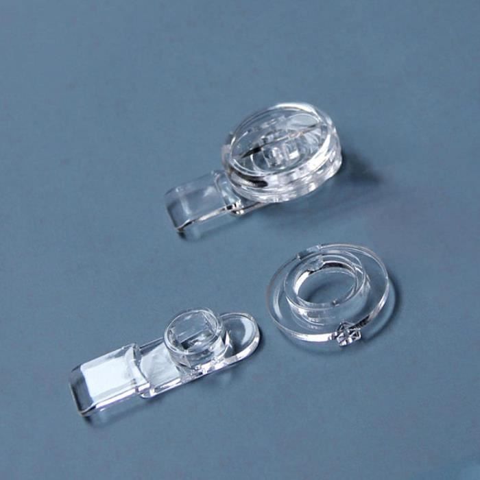 Lot De 100 Verrous Antivol Plastique Rouge - Diamètre 6mm - Pour Crochets De Présentation