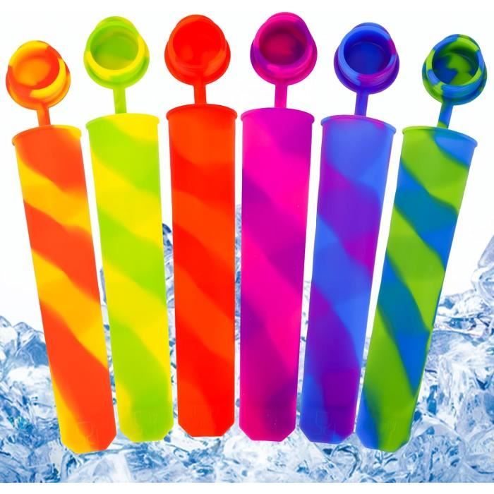 6 Pièces Moules à Glaces En Silicone, Réutilisables En | WhichOne