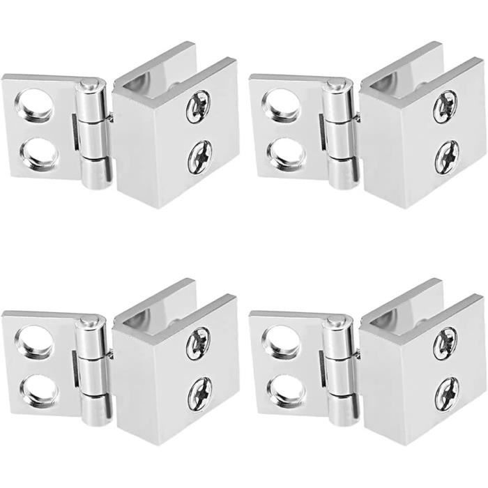 HURRISE Lot De 4 Charnières épaissies En Fer Avec Revêtement De Couleur Pour Lit En Bois Et