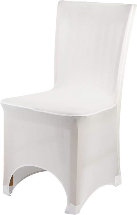 Housses De Chaise Extensibles 30 Pièces Blanc | Polyester-élasthanne, Pour Mariage, Banquet, Salle à Manger - 1