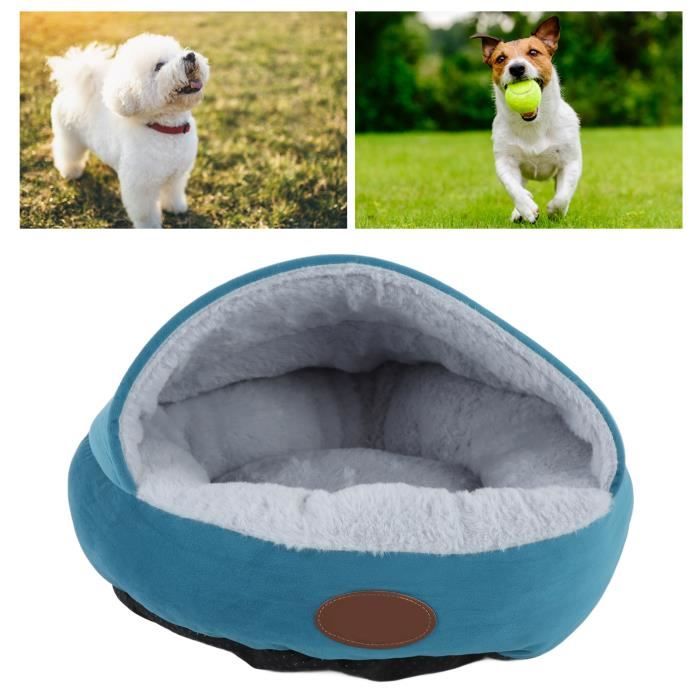 Comparer les prix de VGEBY lit pour chat VGEBY Lit pour animaux de compagnie Nid en forme de coquille pour animaux animalerie hamac Toit rigide bleu