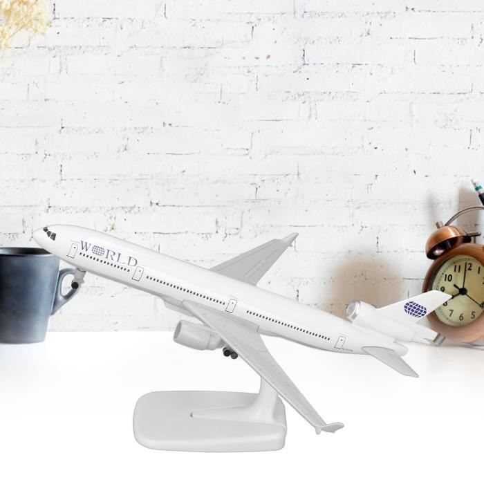 Couleur GULF B787 Avion En Alliage Métallique De 16cm Avec Support