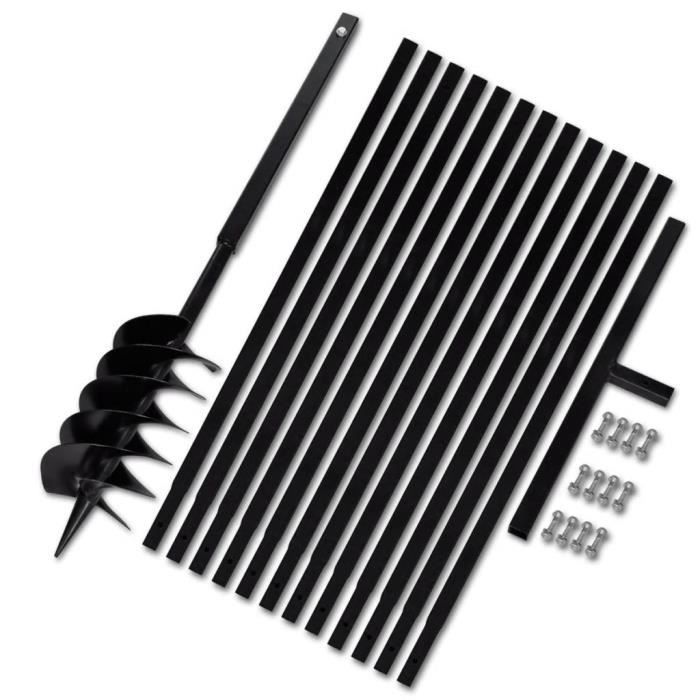 B/êche et tari/ère manuelle 150 mm avec Rallonge 13 m acier