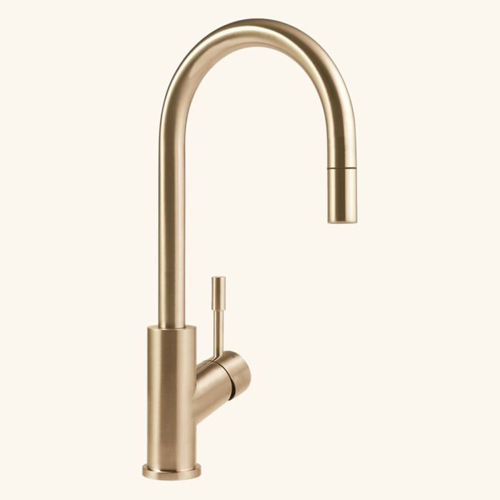 Robinet douchette Villeroy & Boch UMBRELLA FLEX inox doré