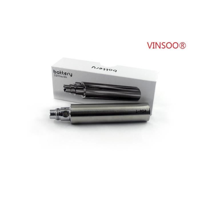 VINSOO(argent)Big Capacit 3200mAh EGO T Batterie Pour Ego Cigarette  lectronique - Cdiscount Au quotidien