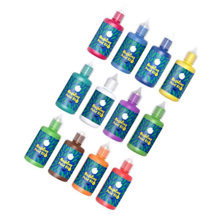 Frasheng Peinture Marbrée à L'eau Pour Enfants 18 Couleurs Kit De