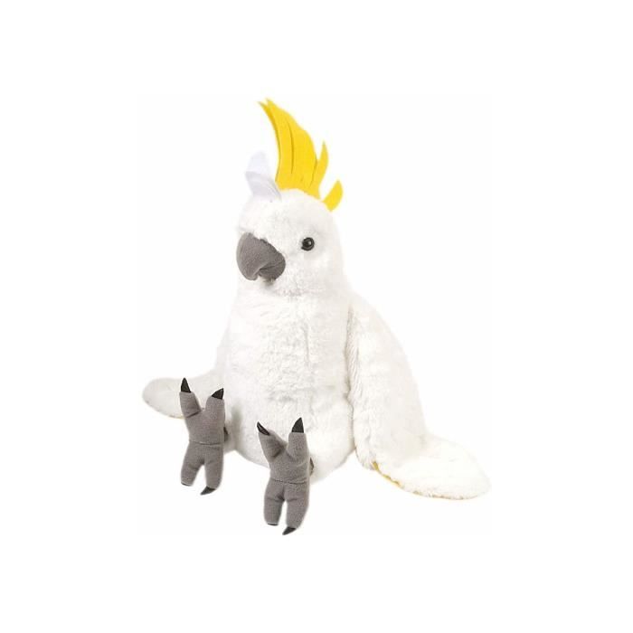 Peluche Cacatoes 35cm Oiseau Blanc Doudou Animaux Enfant Cdiscount Jeux Jouets