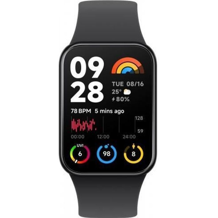 Montre intelligente - Xiaomi - Smart Band 8 Pro - Écran AMOLED 174 - Autonomie 14 jours - Étanchéité 5 ATM