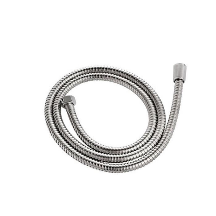 Tuyau De Douche PVC 1.5m Noir Mat Antidéflagrant Flexible Sans Phtalates Pour Salle De Bains Moderne Avec Tête De Douche Incluse Résistant Et Durable