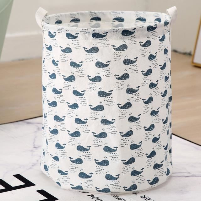 Panier à Linge Pliable 60 Litres - Intérieur étanche | Idéal Pour Petits Espaces, Chambres D'étudiant, Salle De Bain - 60x35 Cm - 7