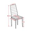 Lot de 6 chaises contemporaines design ALBATROS MILANO - Beige - Confortables et légères-1