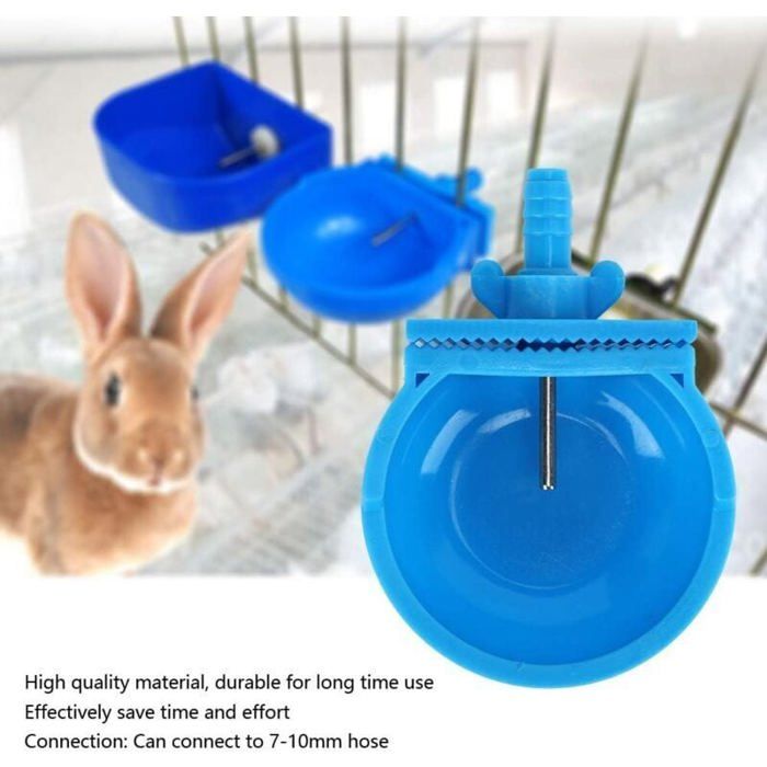 DRE- 10 Sets Pet Feeder, Automatic Rabbit Waterer for Rodents ...