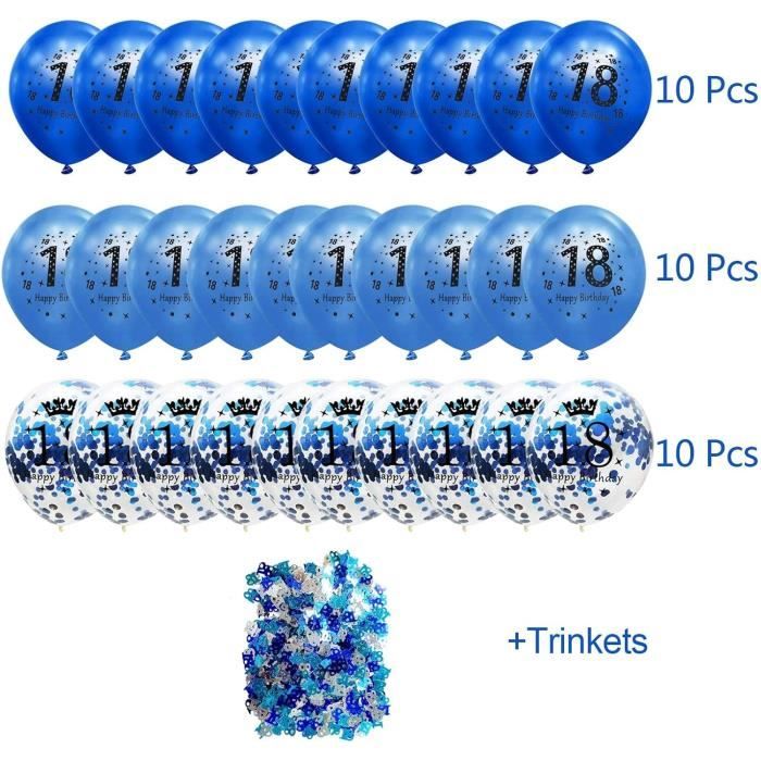 Réservoir d'hélium avec 50 ballons bleus - Bleu - Gaz d'hélium
