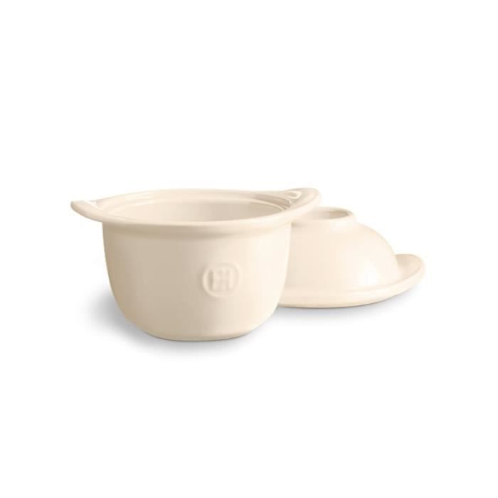 Cocotte Emile Henry Noire - Céramique, Compatible Gaz Et électrique