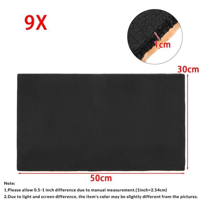 Kit Insonorisation Auto KILMAT 1,3 Mm - 4,7 M² - Butyle Et Aluminium - Anti-bruit