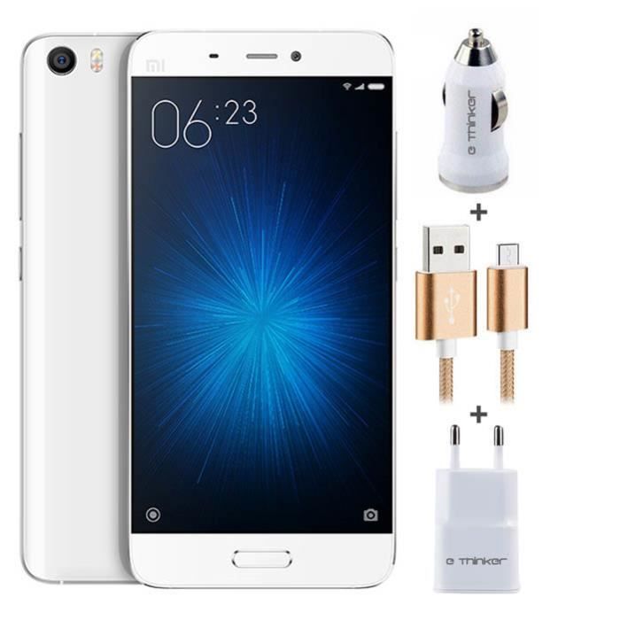 XIAOMI Mi5 Blanc 32 Go - Cdiscount Téléphonie